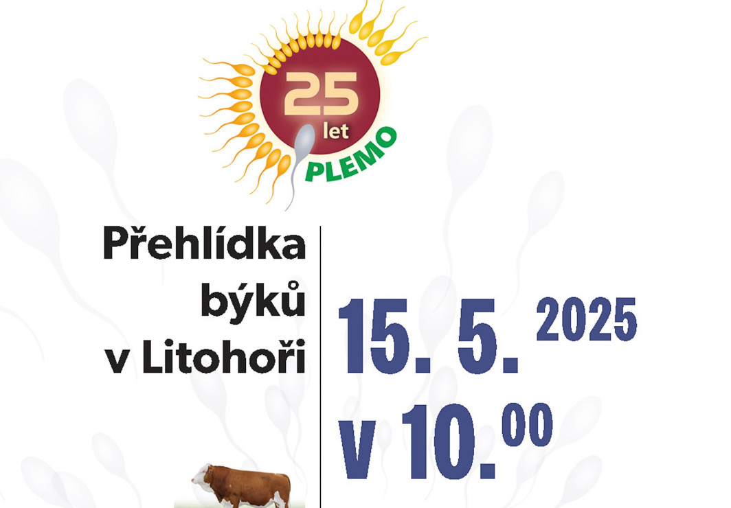 Pozvánka Přehlídka býků Litohoř 15.5.2025 - ZRUŠENO!