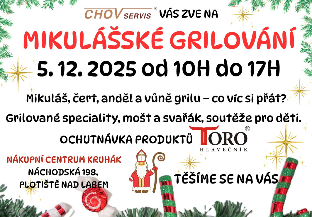 MIKULÁŠSKÉ GRILOVÁNÍ 5.12.2025